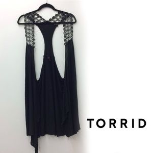 Torrid Crochet strap sleeveless cardigan - 5X